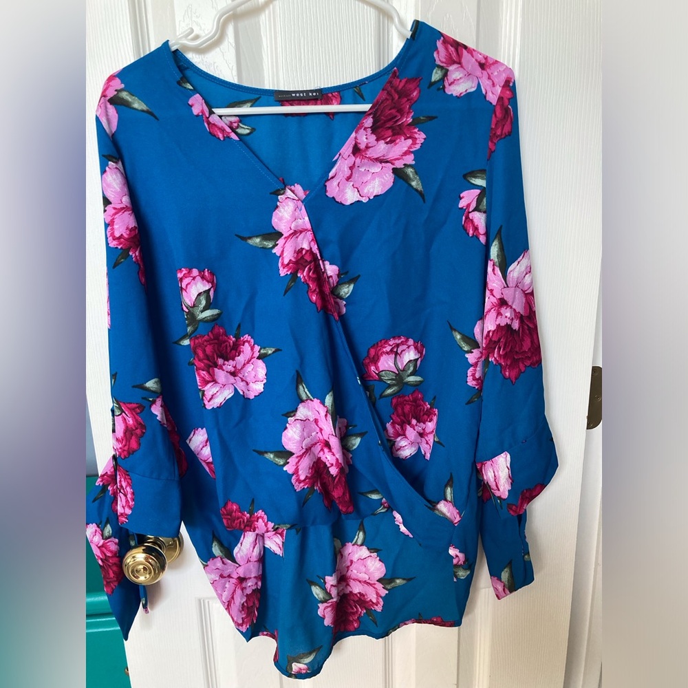 Floral West Kei blouse